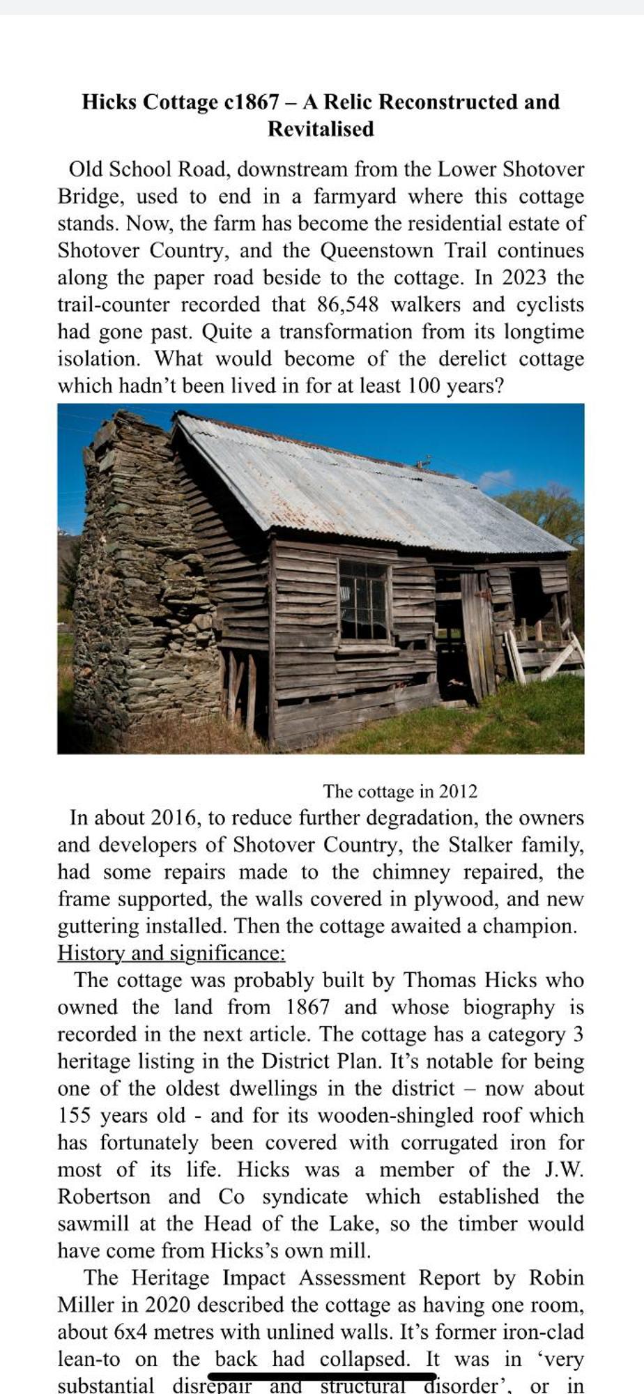 קווינסטאון Hicks Cottage מראה חיצוני תמונה